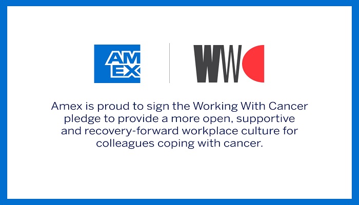 American Express Takes Working With Cancer Pledge