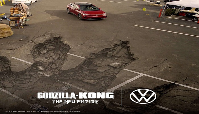 "Godzilla x Kong: The New Empire" by VW, Warner Bros. Featuring VW ID.4
