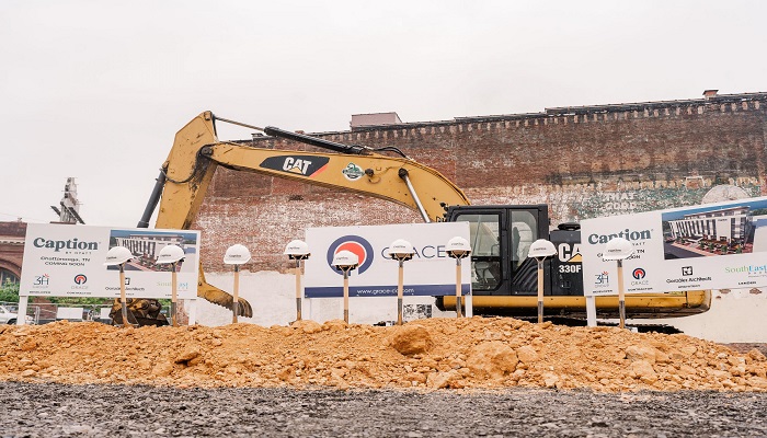 Caption by Hyatt Chattanooga, by 3H Group, Breaks Ground